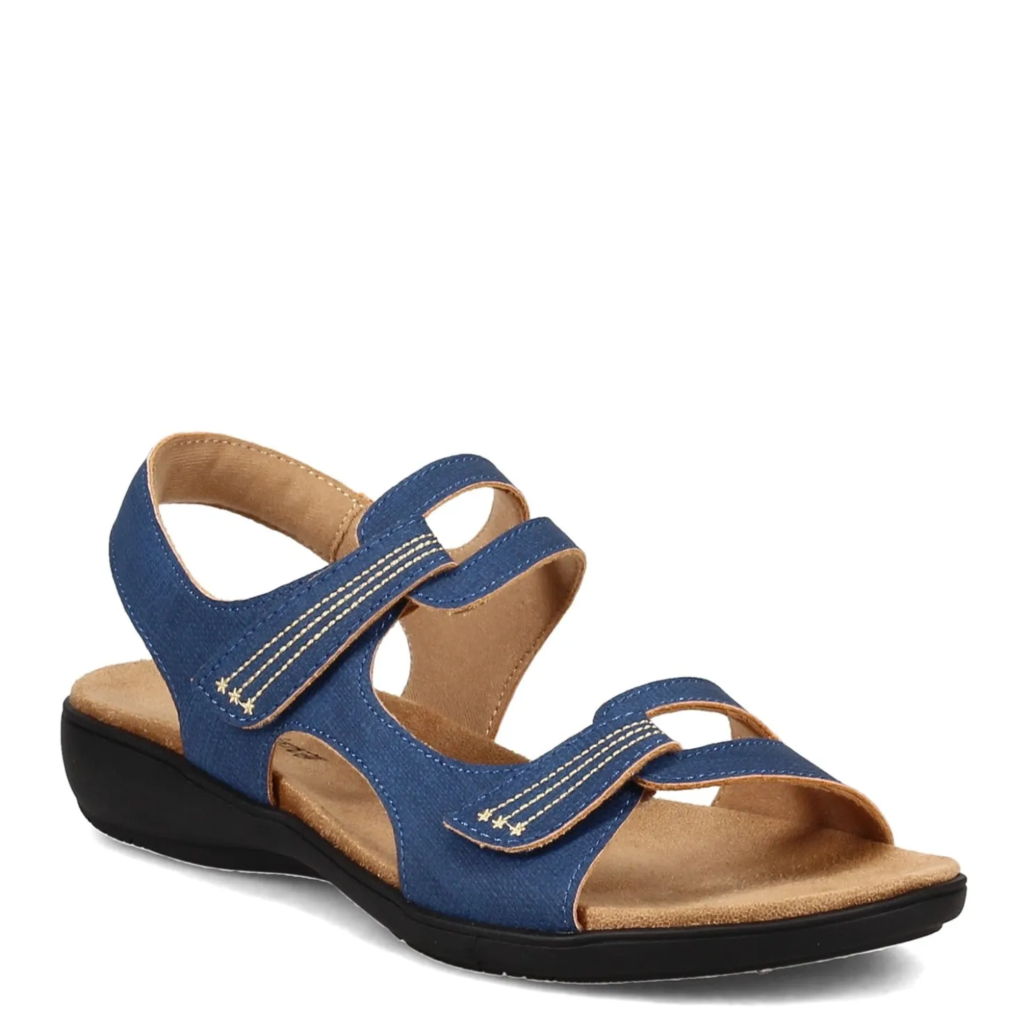Footbed Sandals*Trotters Women's , Katarina Sandal Navy