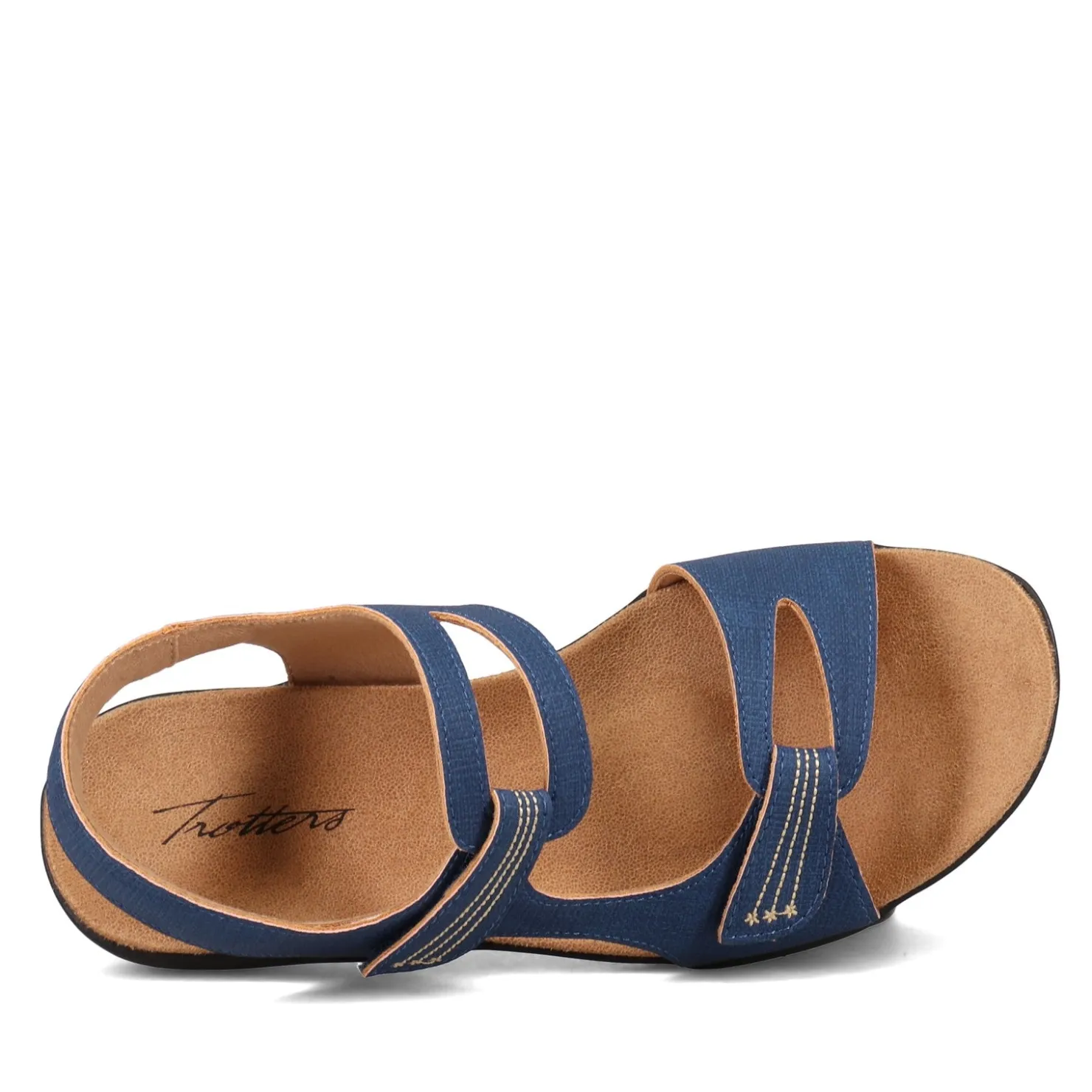 Footbed Sandals*Trotters Women's , Katarina Sandal Navy
