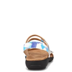 Footbed Sandals*Trotters Women's , Katarina Sandal Blue Multi