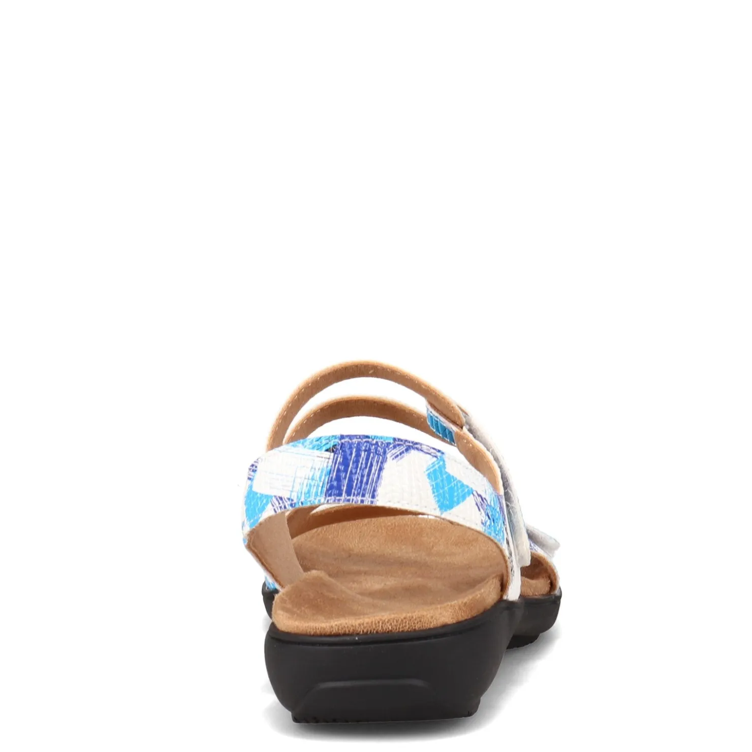 Footbed Sandals*Trotters Women's , Katarina Sandal Blue Multi
