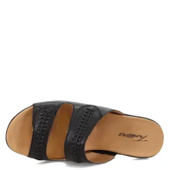 Footbed Sandals*Trotters Women's , Rhianna Sandal Black