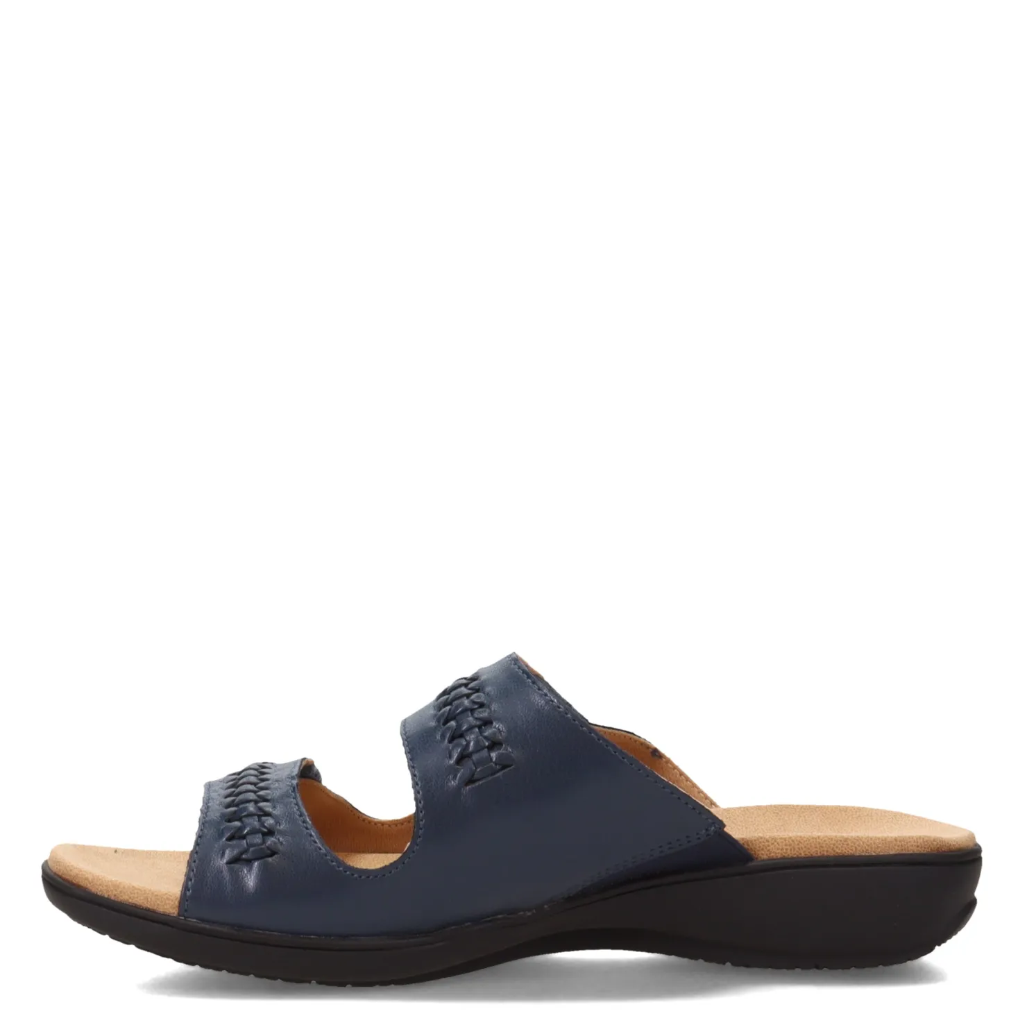 Footbed Sandals*Trotters Women's , Rhianna Sandal Navy