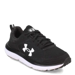 Running*Under Armour Women's , Charged Assert 10 Running Shoe - Wide Width Black/White