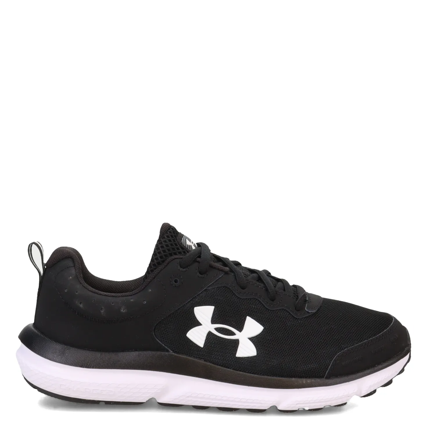 Running*Under Armour Women's , Charged Assert 10 Running Shoe - Wide Width Black/White