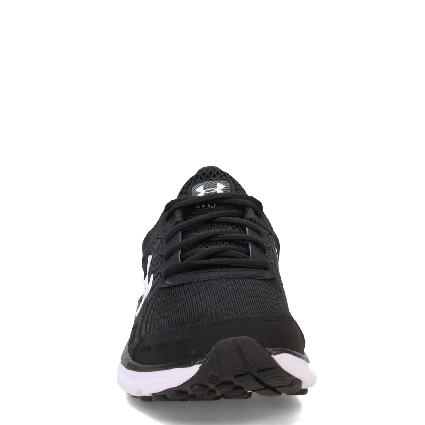 Running*Under Armour Women's , Charged Assert 10 Running Shoe - Wide Width Black/White