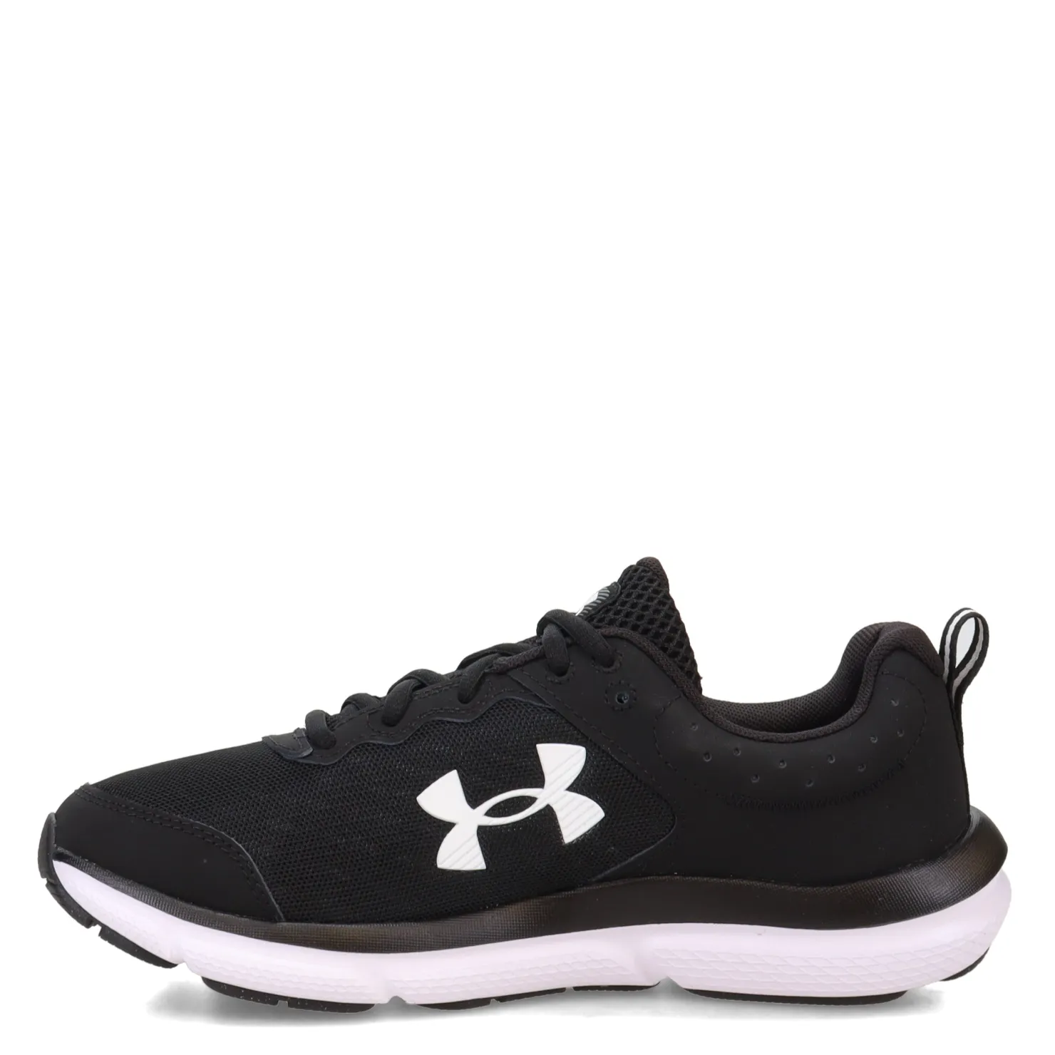 Running*Under Armour Women's , Charged Assert 10 Running Shoe - Wide Width Black/White