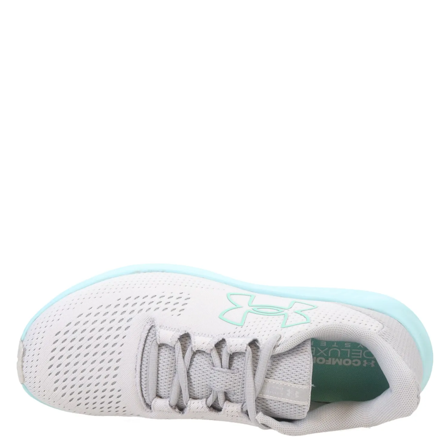 Running*Under Armour Women's , Charged Pursuit 3 Running Shoe Grey/Turquoise