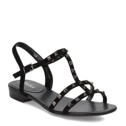 Heeled Sandals*Vaneli Women's , Brunel Sandal Black Suede