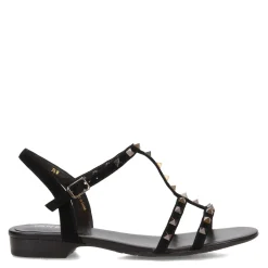Heeled Sandals*Vaneli Women's , Brunel Sandal Black Suede