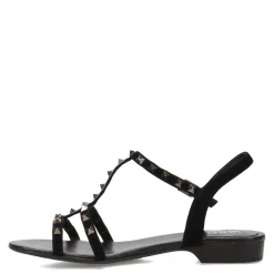 Heeled Sandals*Vaneli Women's , Brunel Sandal Black Suede