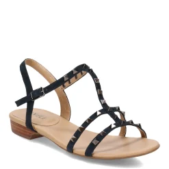 Heeled Sandals*Vaneli Women's , Brunel Sandal Navy Suede