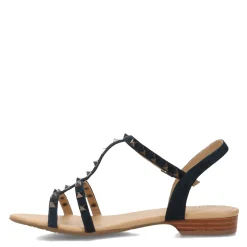 Heeled Sandals*Vaneli Women's , Brunel Sandal Navy Suede