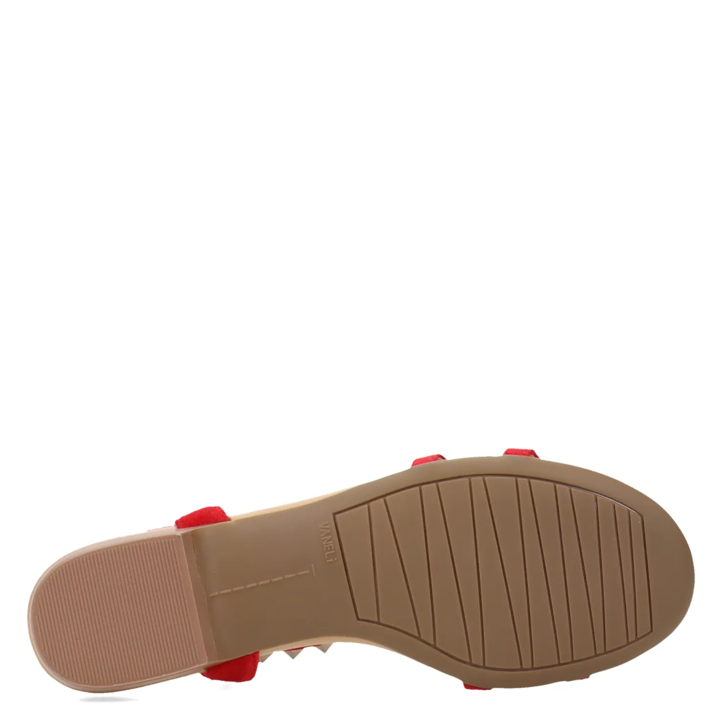 Heeled Sandals*Vaneli Women's , Brunel Sandal Red Suede