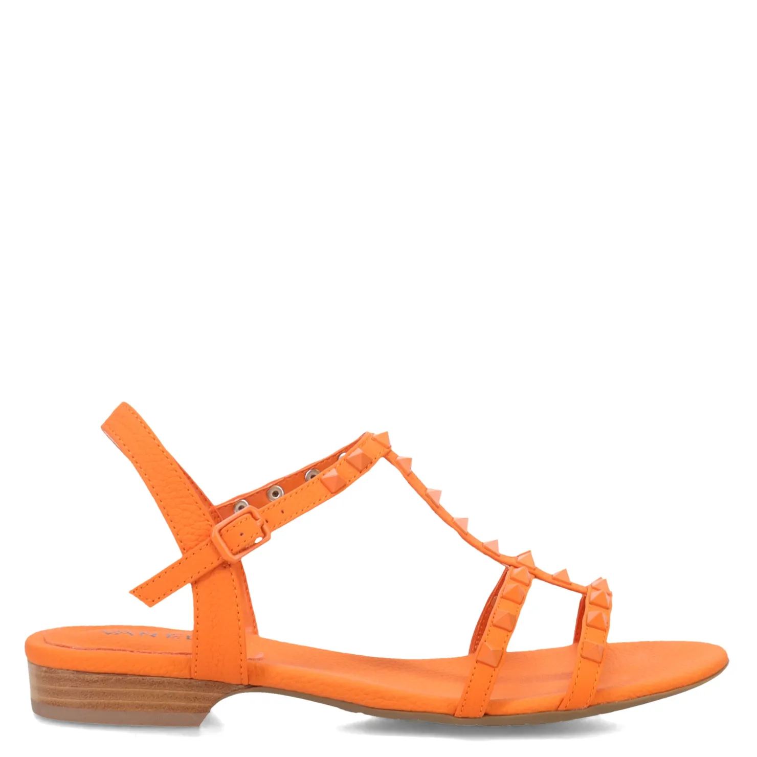 Heeled Sandals*Vaneli Women's , Brunel Sandal Tangerine Orange Mul