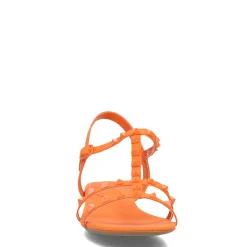 Heeled Sandals*Vaneli Women's , Brunel Sandal Tangerine Orange Mul