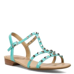 Heeled Sandals*Vaneli Women's , Brunel Sandal Turquoise Patent