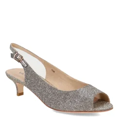 Heeled Sandals*Vaneli Women's , Buckie Sandal Platinum