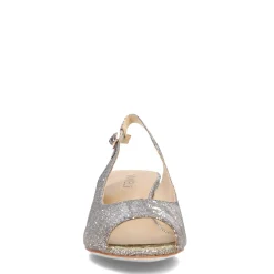 Heeled Sandals*Vaneli Women's , Buckie Sandal Platinum