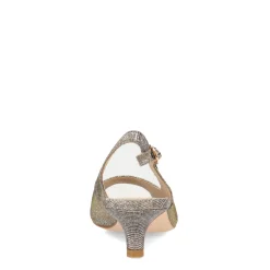 Heeled Sandals*Vaneli Women's , Buckie Sandal Platinum
