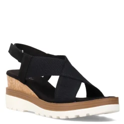Wedges*Vaneli Women's , Carlin Sandal Black