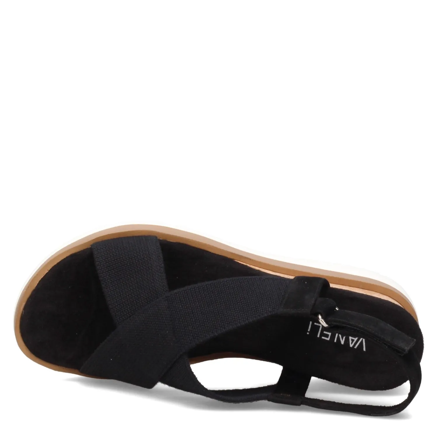 Wedges*Vaneli Women's , Carlin Sandal Black