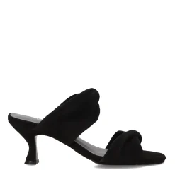 Heeled Sandals*Vaneli Women's , Lotty Sandal Black Suede