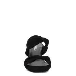 Heeled Sandals*Vaneli Women's , Lotty Sandal Black Suede