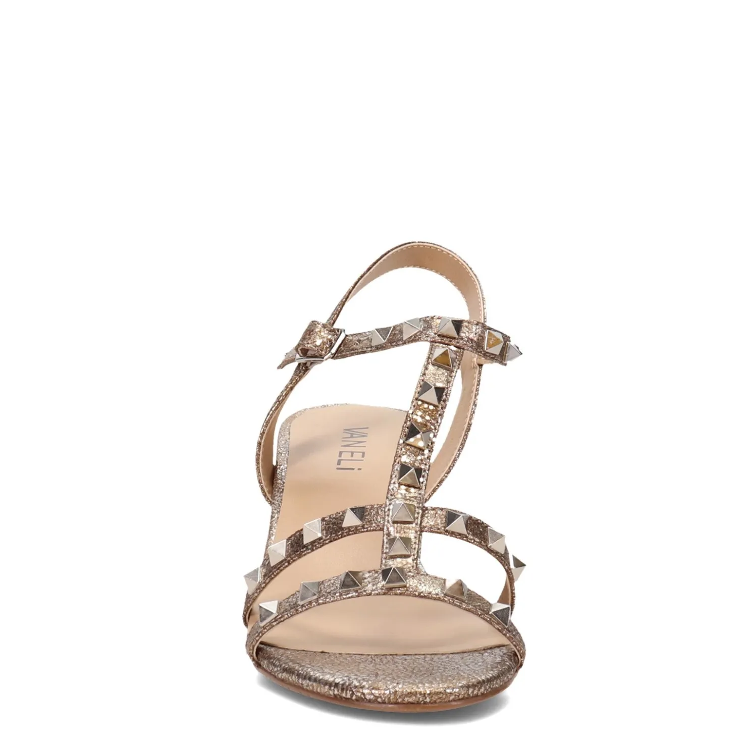 Heeled Sandals*Vaneli Women's , Midge Sandal Platino