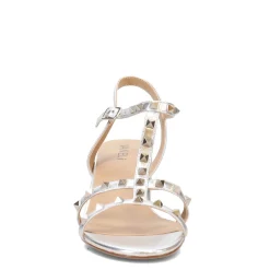 Heeled Sandals*Vaneli Women's , Midge Sandal Silver
