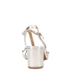 Heeled Sandals*Vaneli Women's , Midge Sandal Silver