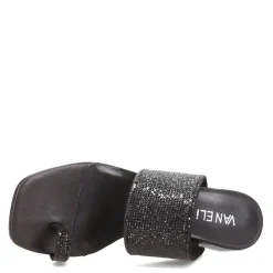 Heeled Sandals*Vaneli Women's , Moos Sandal Black