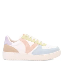 Fashion & Street*Victoria Women's , Madrid Serraje Sneaker White Pastel Multi