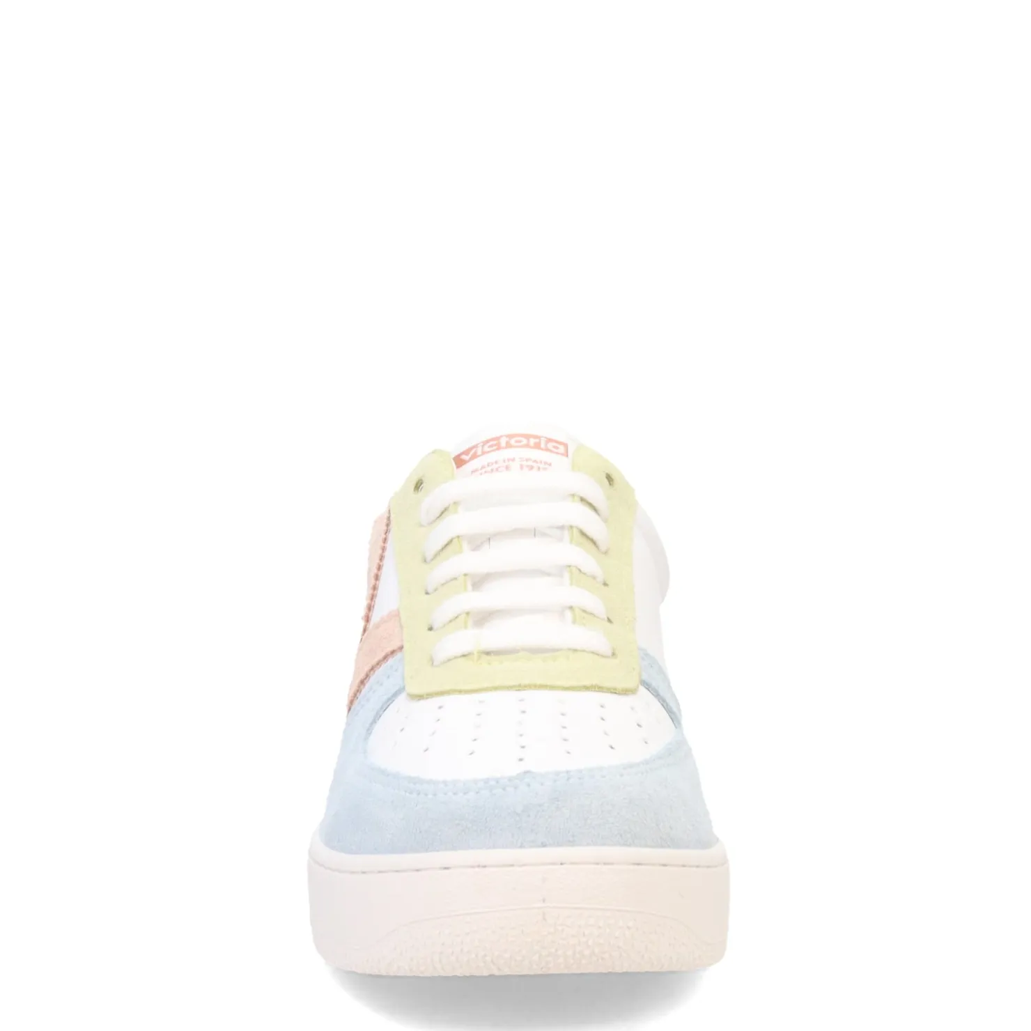 Fashion & Street*Victoria Women's , Madrid Serraje Sneaker White Pastel Multi