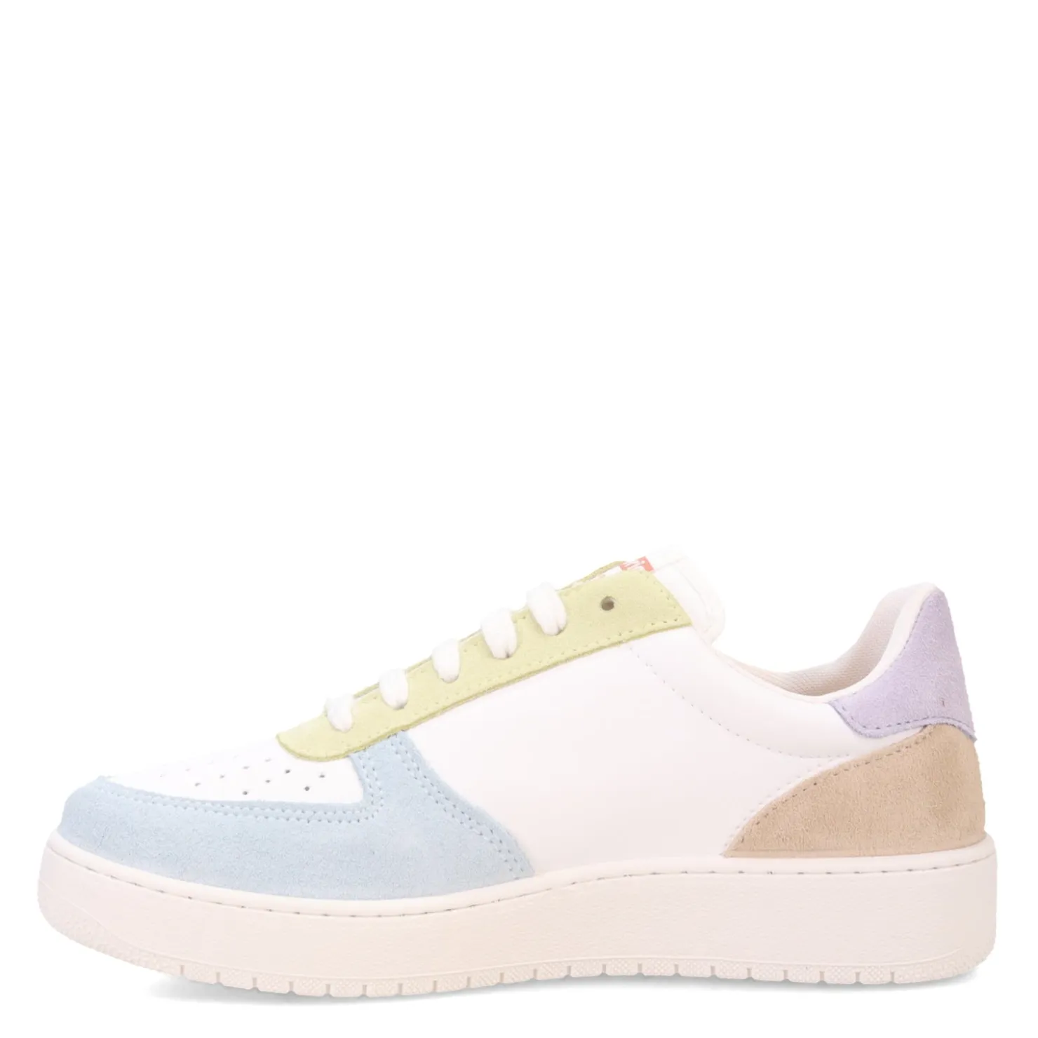 Fashion & Street*Victoria Women's , Madrid Serraje Sneaker White Pastel Multi