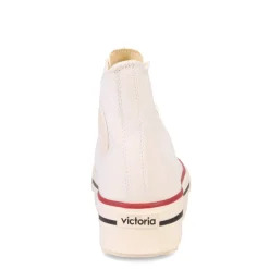 Fashion & Street*Victoria Women's , Tribu Doble Lona Sneaker Blanco