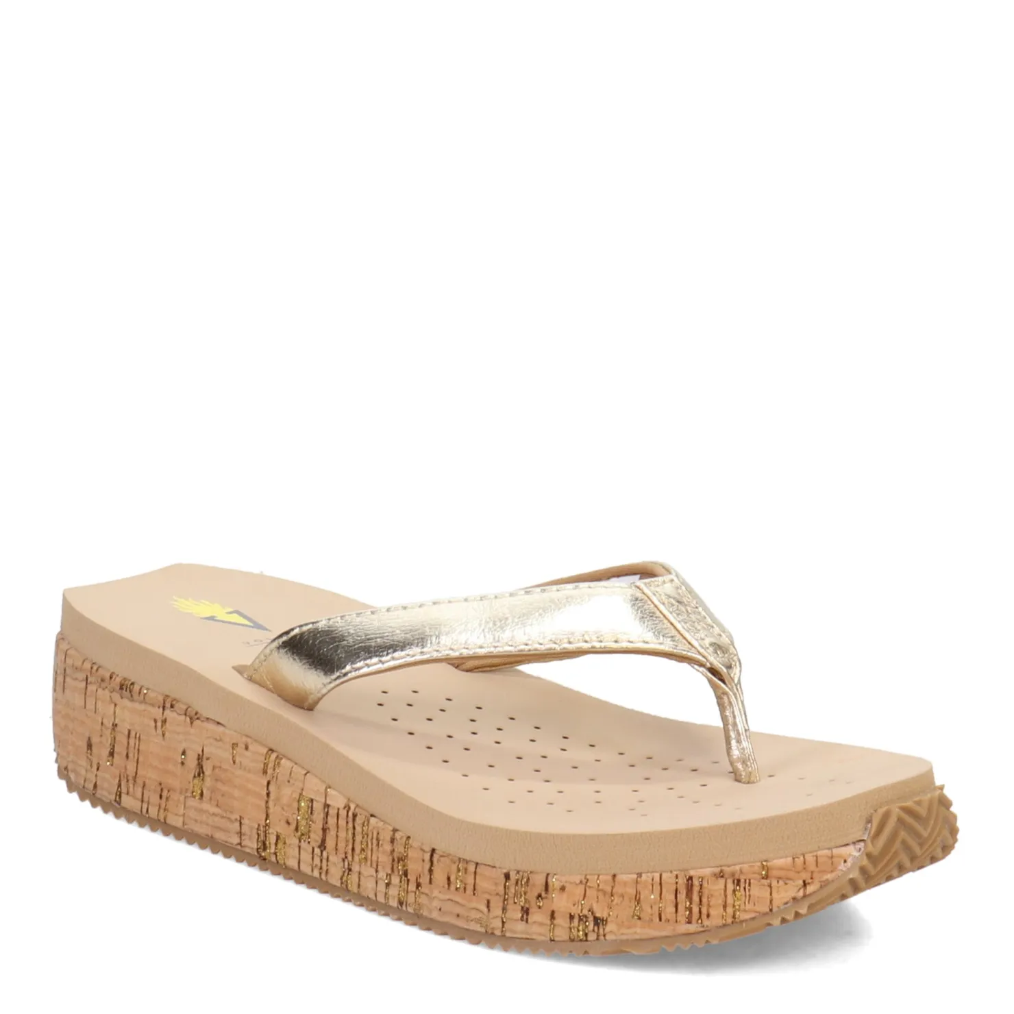Wedges*Volatile Women's , Neville Sandal Gold