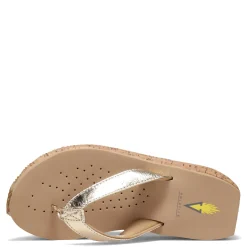 Wedges*Volatile Women's , Neville Sandal Gold