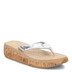 Wedges*Volatile Women's , Neville Sandal Silver