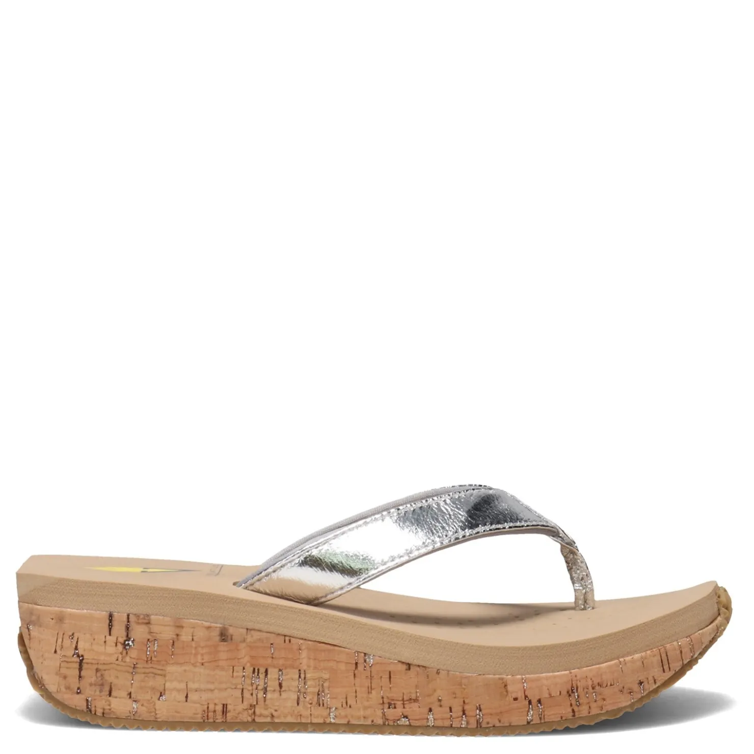 Flip Flops*Volatile Women's , Neville Sandal Silver