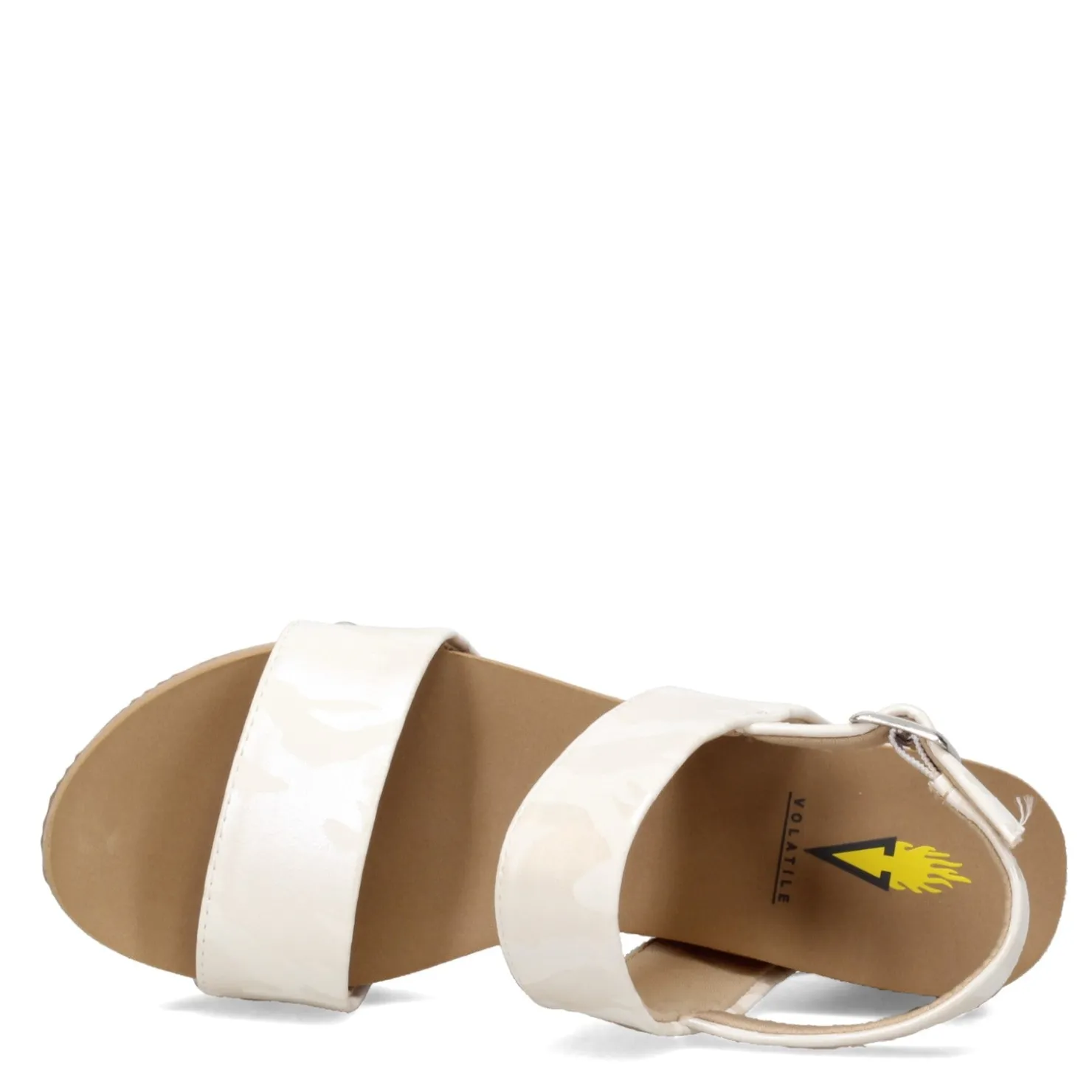 Wedges*Volatile Women's , Summerlove Sandal White Camo
