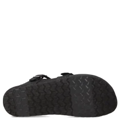 Footbed Sandals*White Mountain Women's , Gracie Sandal Black Glitter